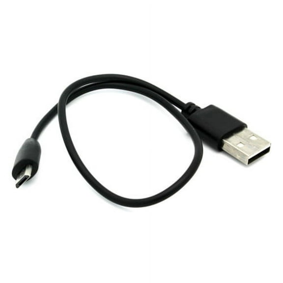 Verizon Samsung Galaxy S7 Short 1ft USB Cable Rapid Charge Power Wire Sync MicroUSB Data Transfer Cord Black L8A