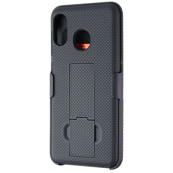 Open Box Verizon Shell and Holster Combo Case for Samsung Galaxy A20 - Black