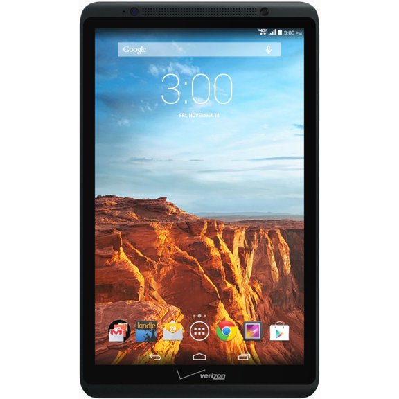 Pre-Owned Verizon Wireless Ellipsis 8 Tablet, 8", 16 GB Storage, Android 4.4 KitKat, 4G