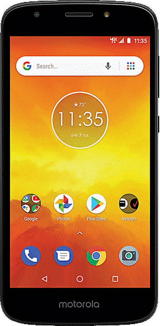 Verizon Wireless Motorola e5 Go 16GB Prepaid Smartphone, Black