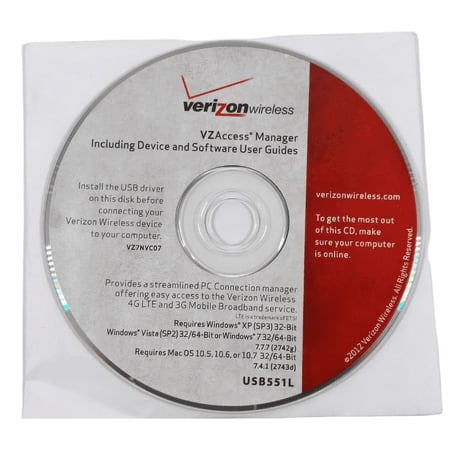Verizon Wireless VZAccess Manager Including Device & Software User Guides