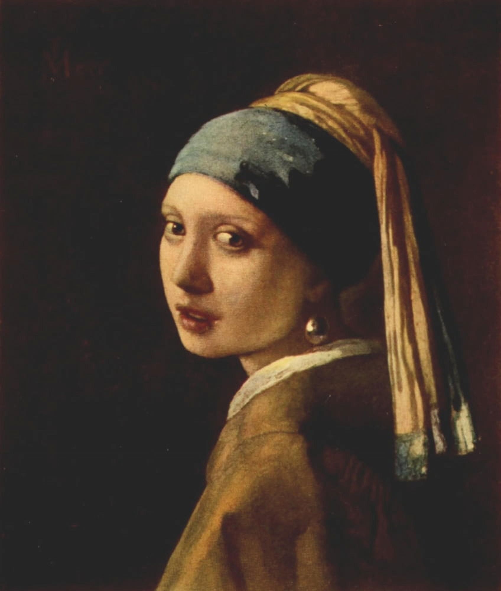 Vermeer 1937 Head of a Young Girl Canvas Art - Johannes Vermeer (24 x 36)
