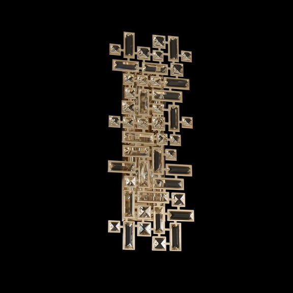 Vermeer Art Deco 4-Light Wall Bracket in Champagne Gold