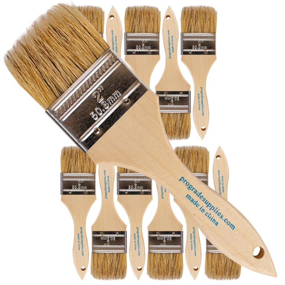 Vermeer Chip Paint Brushes 12Pack 2" Chip Brushes for Paints