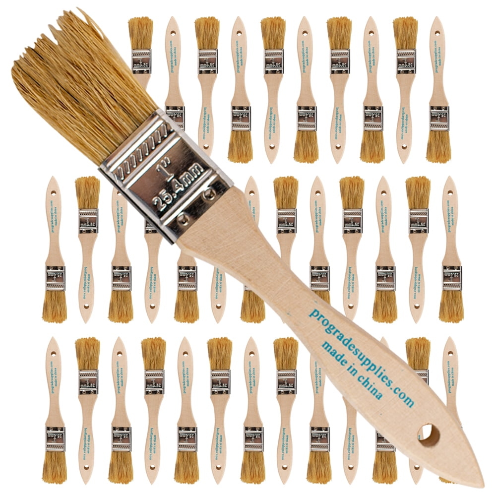 Vermeer Chip Paint Brushes 36Pack 1" Chip Brushes for Paints