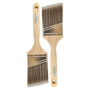 Vermeer Paint Brushes - 2-Pack - 3" Angle Brushes for All Latex and Oil Paints & Stains