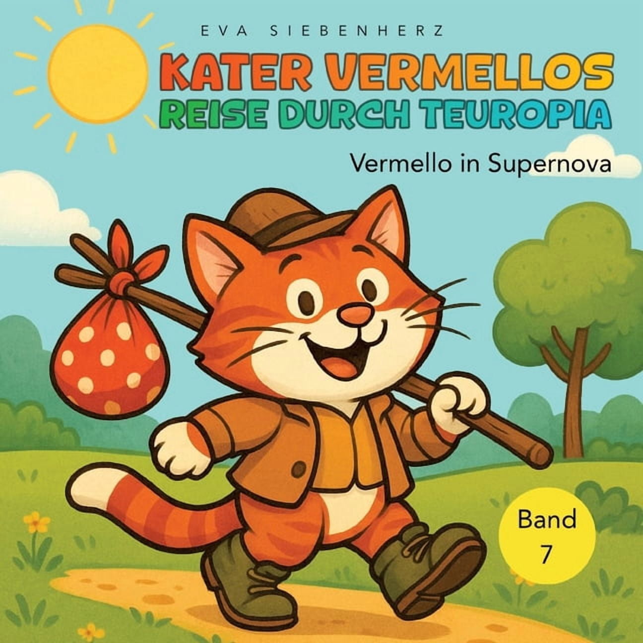 Vermello in Supernova, humorvolle und kindgerechte Katzengeschichten als Bilder- und Vorlesebuch in 12 Kapiteln als Einz, (Paperback)