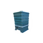VermiHut 5-Tray Worm Compost Bin - Dark Green