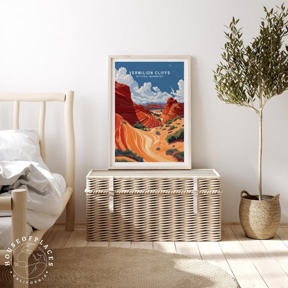 Vermilion Cliffs Arizona National Monument Wall Art Home Decor