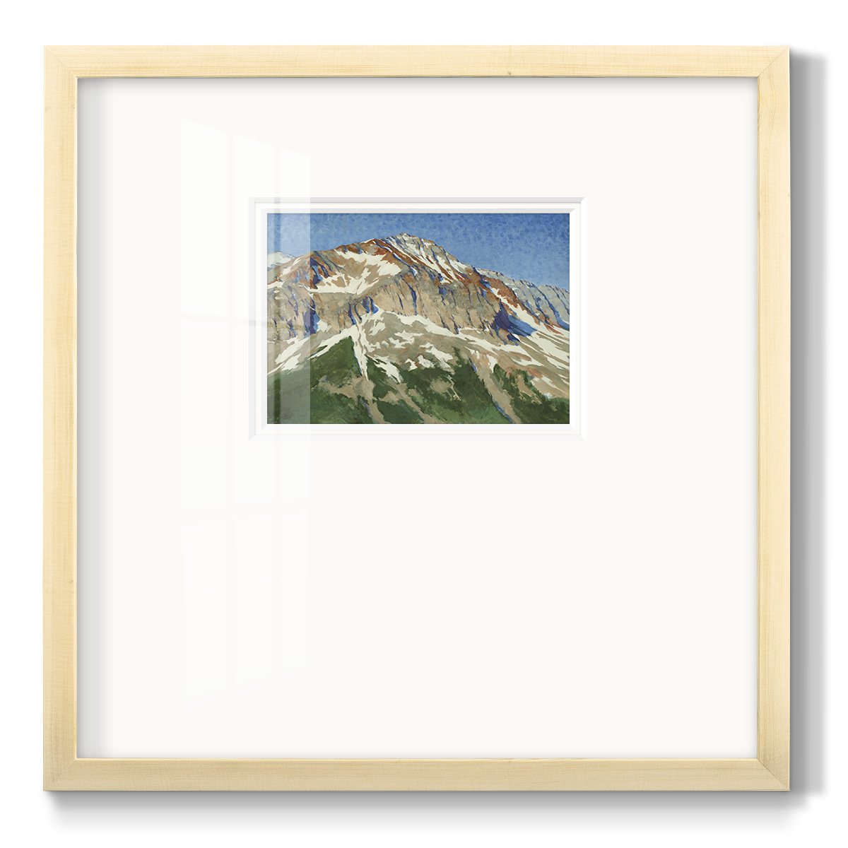 Vermillion Ascent-Premium Framed Print