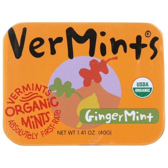 Vermints Breath Mints, Gingermint Tin, 1.41 Oz.