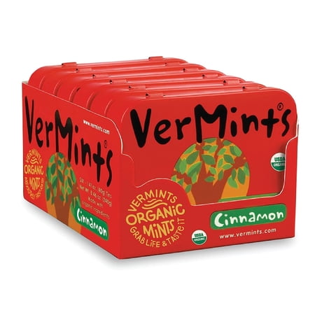 Vermints Candy Cinnamon Org - 1.41 OZ, 6 pack