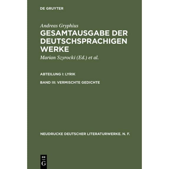 Vermischte Gedichte