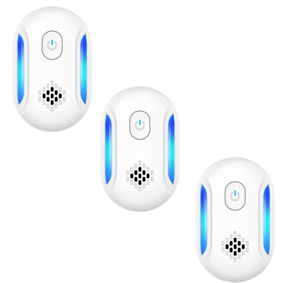 Compact Ultrasonic Plug in Device with Triple Pulse Technology, Compact Quiet Design for Bedroom, Kitchen, Garage, Basement & Office