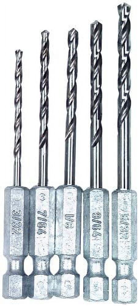 Vermont American 13135 - 5 Pc. Hex Shank Drill Bit Set