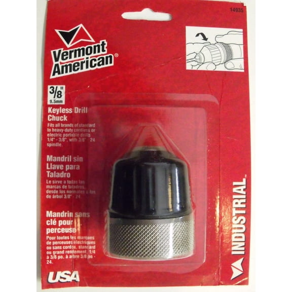 Vermont American 14935 - 3/8" Keyless Chuck