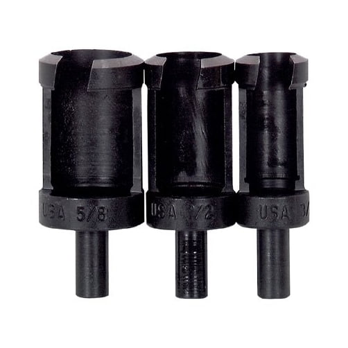 Vermont American 16595 3 Piece Plug Cutter Set