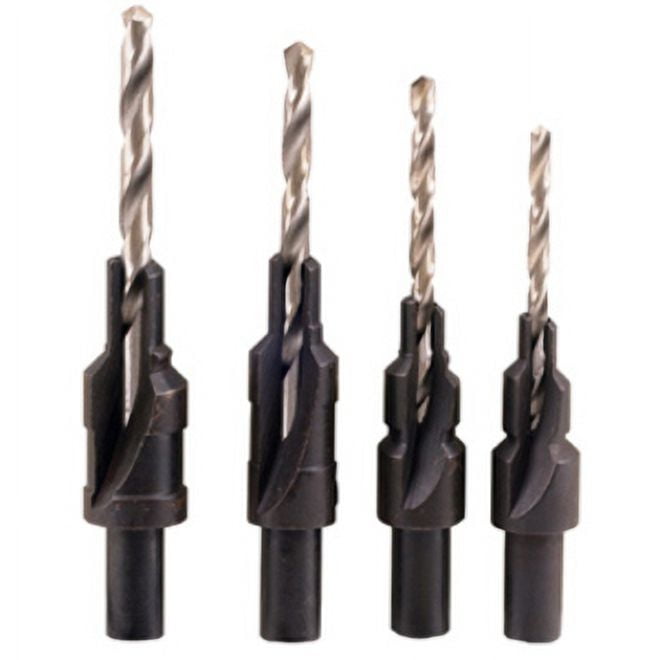 Vermont American 16615 Screw Pilot Countersink Set 4 Piece