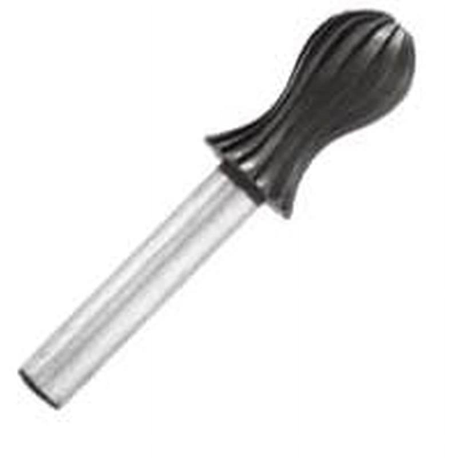 Vermont American 16674 Concave Arc Rotary File with Ball Tip 1/2 in Dia Cutting Steel