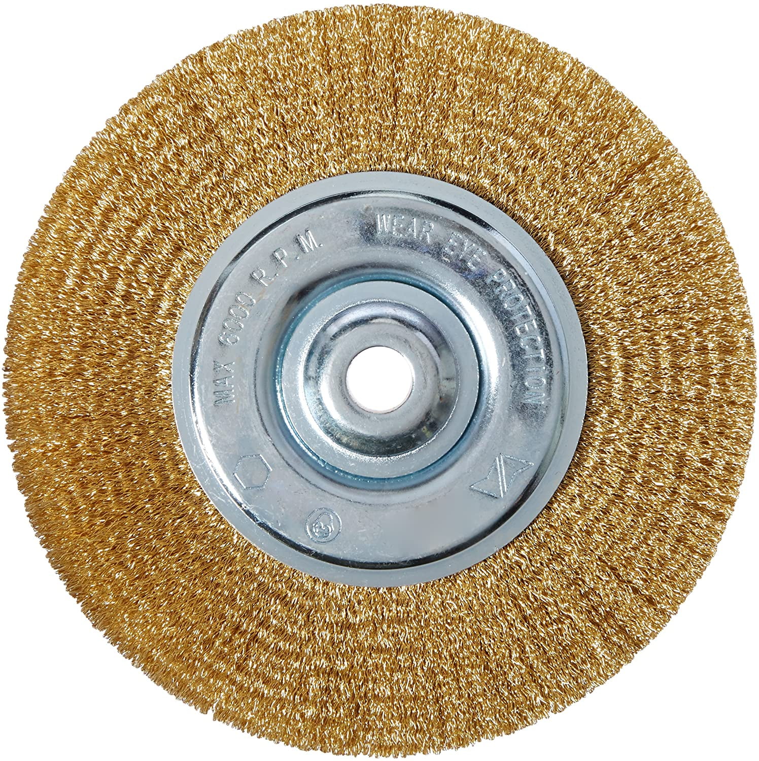 Vermont American 16802 - 6" Crimped Wire Wheel With Arbor-Fine