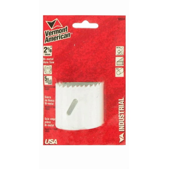 Vermont American 18534 2-1/8" Industrial Bi-Metal Hole Saw