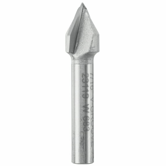 Vermont American 23119 1/2" V Groove Router Bit