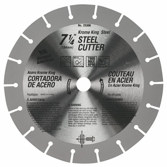 Vermont American 25306 7-1/4" Circular Saw Blade