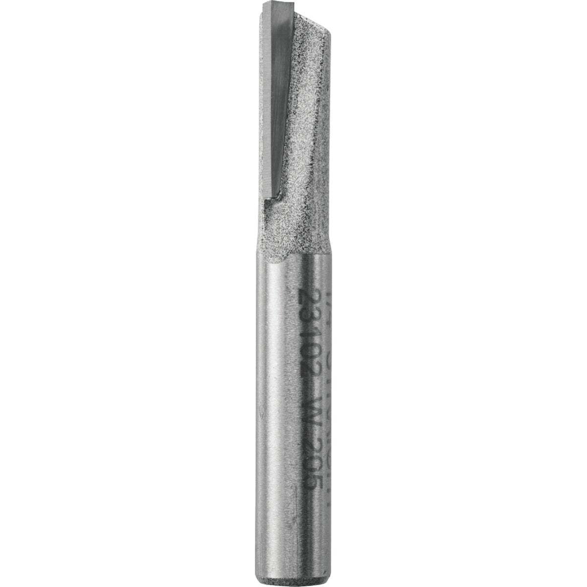 Vermont American Straight Router Bit - Carbide, .25in, 23102 - 1 Piece ...