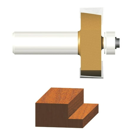 Vermont American Carbide Tip Rabbeting Router Bit 23117 - 3/8 In.