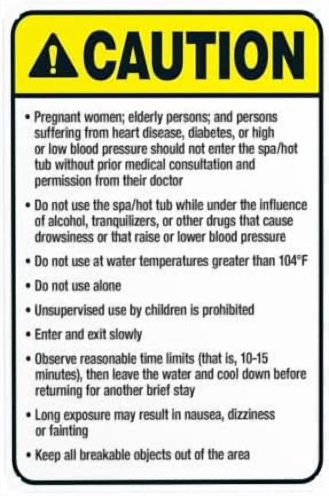 Vermont Caution Sign, Complies With State Of Vermont Pool Code Warning ...