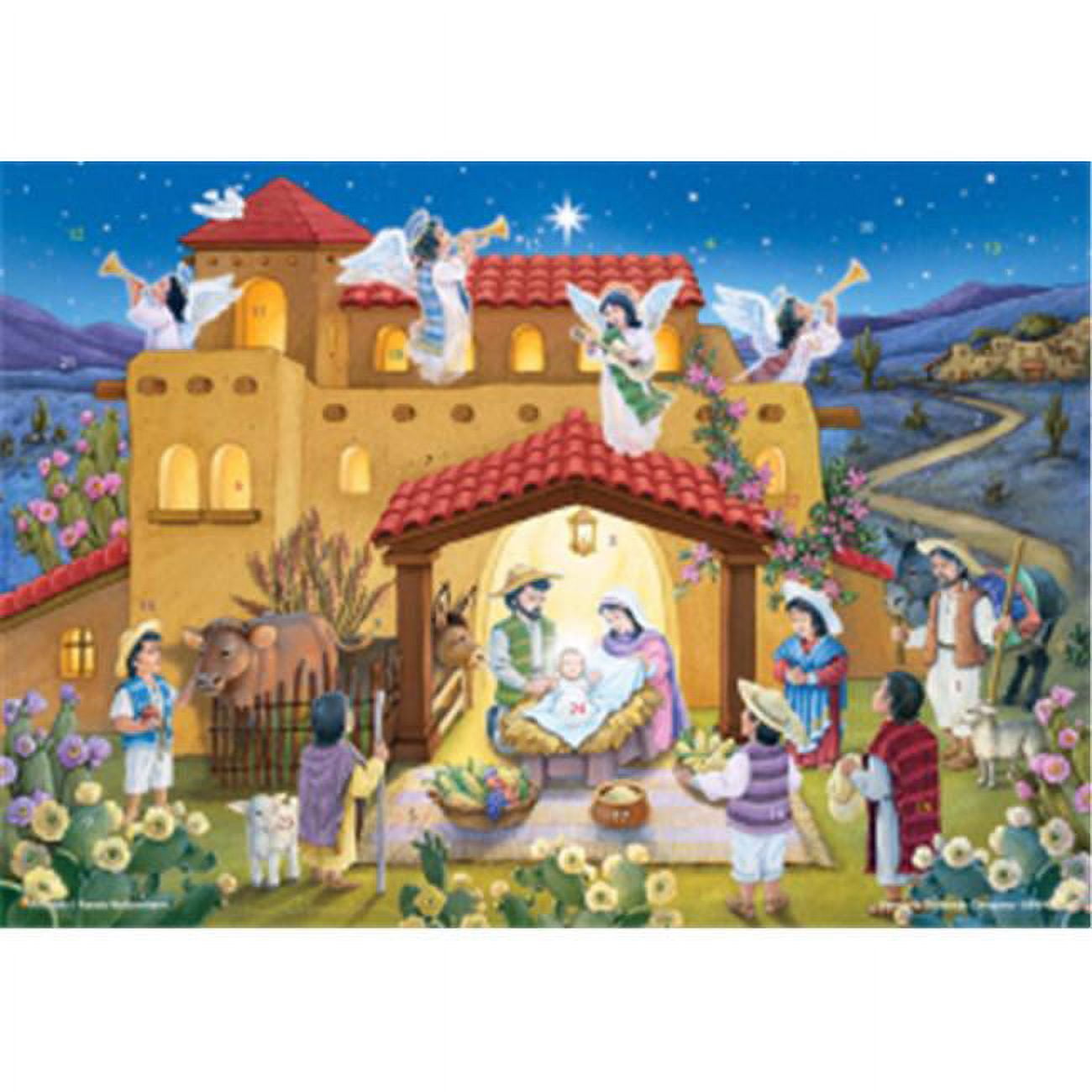 Vermont Christmas 162311 8.25 x 11.75 in. Noche De Paz Spanish Medium Advent  Calendar - Walmart.com