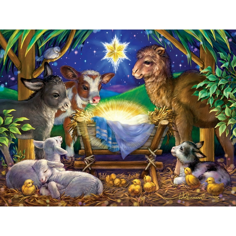 Fireside Christmas Jigsaw Puzzle 1000 Piece By Vermont Christmas Company - Vintage Holidy Art Puzzles With Randomly Shaped & Interlocking Pieces - 26