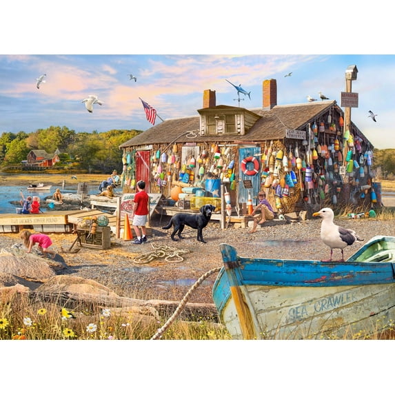 Vermont Christmas Company Lobster Buoys Jigsaw Puzzle 1000 Piece