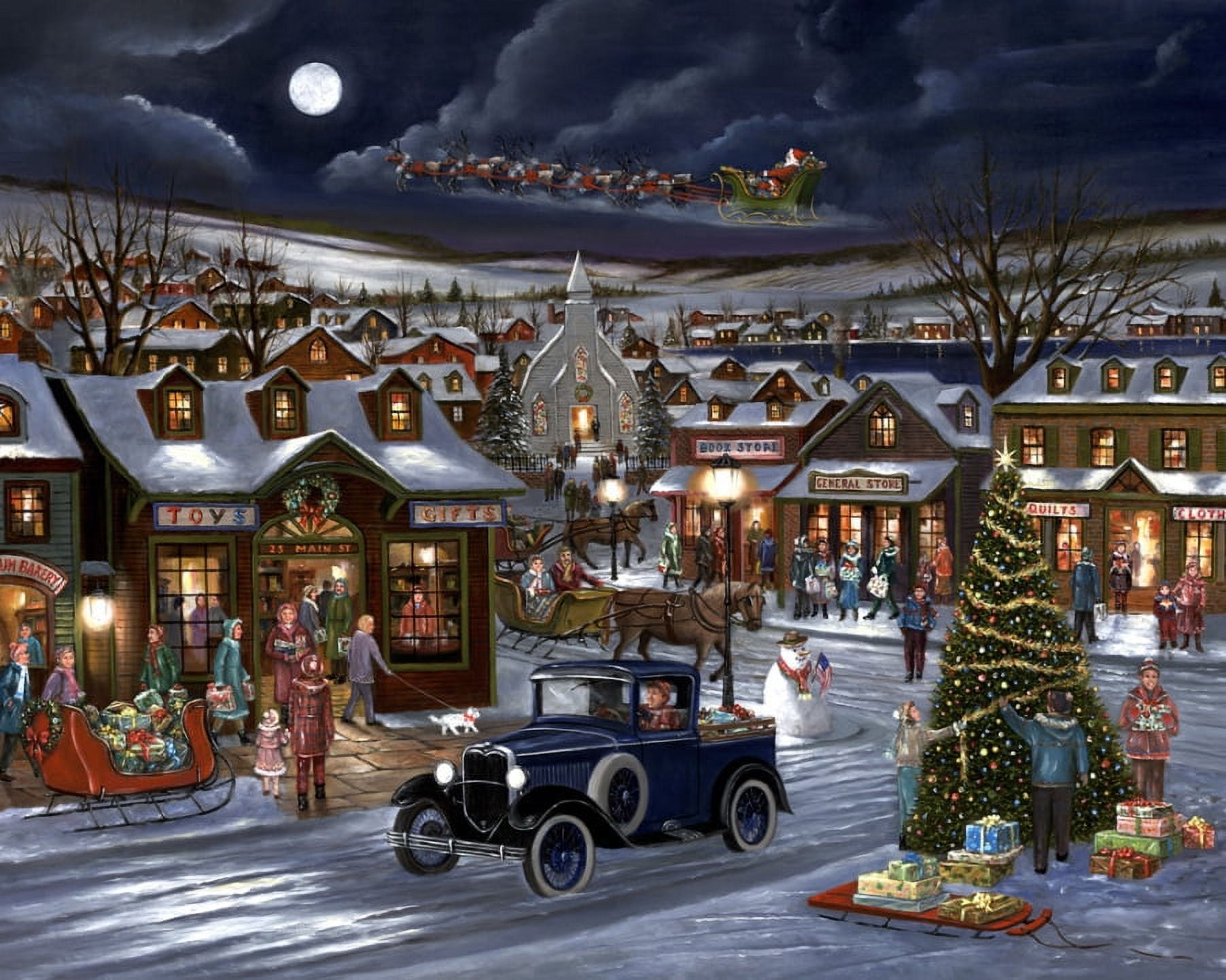 Vermont Christmas Company Rejoice in Christmas Jigsaw Puzzle 1000 Piece