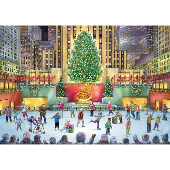 Vermont Christmas Company Rockefeller Center - 1000 Piece Jigsaw Puzzle