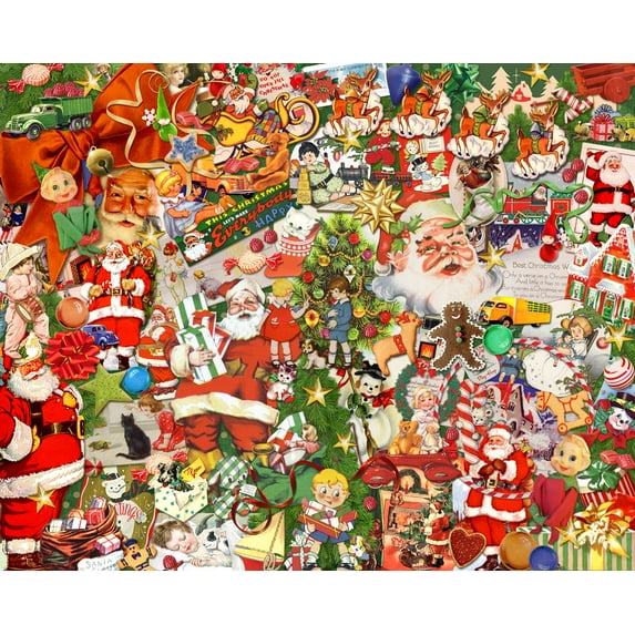 Vermont Christmas Company Vintage Christmas - 1000 Piece Jigsaw Puzzle