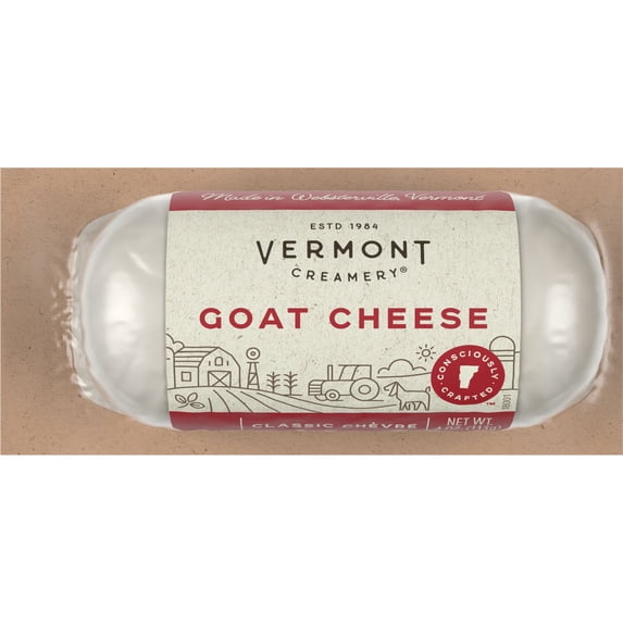 Vermont Creamery Classic Goat Cheese Log, 4 oz