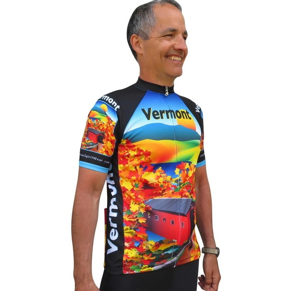 Free Spirit Bike Jerseys Vermont Cycling Jersey