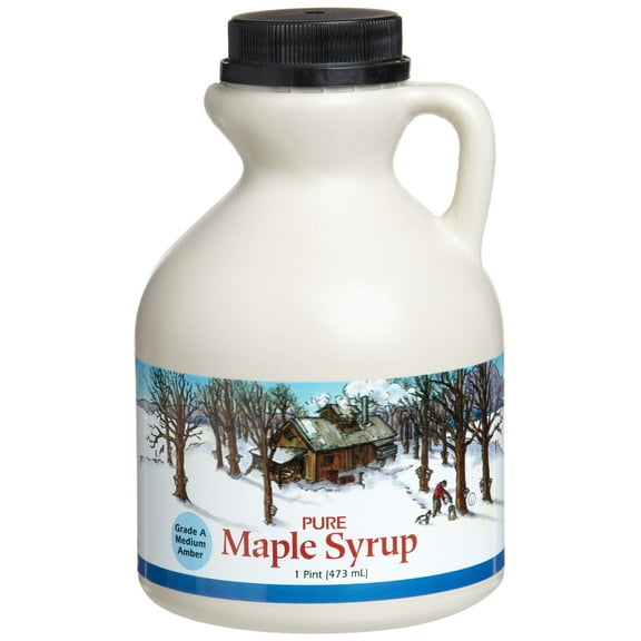 Butternut Mountain Farm Pure Maple Syrup From Vermont, Grade A Prev. Grade B, Dark Color, Robust Taste, All Natural, Easy Pour Jug, 16 Fl Oz, 1 Pint