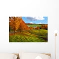 thumbnail image 1 of Vermont Fall Landscape Rolling Wall Mural Decal Sticker, Wallmonkeys Peel & Stick Vinyl Graphic (24 in W x 16 in H), 1 of 4