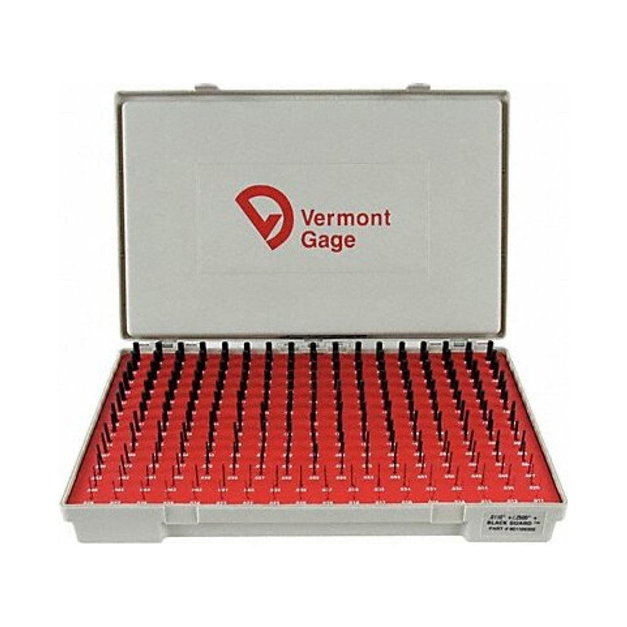 Vermont Gage Black OxCoated Pin Gauge Set,Dim Type " 901100300