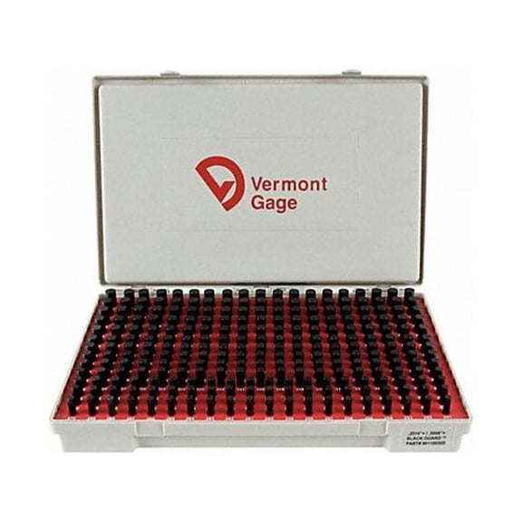 Vermont Gage Black Ox-Coated Pin Gauge Set,Dim Type " 901100500