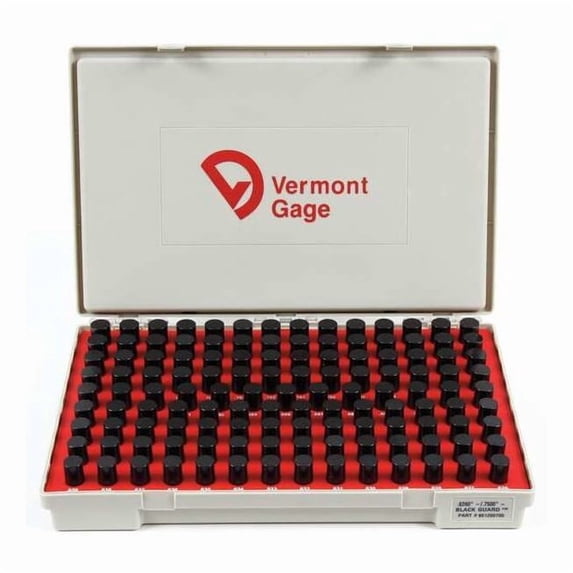 Pin Gage Set,Minus,0.626-0.750 In,Black 901200700