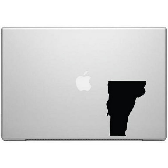 Vermont Green Mountain State Pride Decal Sticker - Black 5" Vinyl Decal for Cars, Macbooks, and Other Laptops
