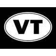 thumbnail image 1 of Vermont Green Mountain State Tourism Logo Decal Sticker - White Vinyl Decal for Cars, Macbooks, and Other Laptops, 1 of 1