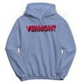 thumbnail image 1 of Vermont Humor Graphic Light Blue Men's Crewneck Sweatshirt Hoodie, 1 of 1