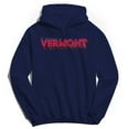 thumbnail image 1 of Vermont Humor Graphic Navy Men's Crewneck Sweatshirt Hoodie, 1 of 1