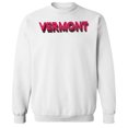 thumbnail image 1 of Vermont Humor Graphic White Men's Crewneck Sweatshirt, 1 of 1