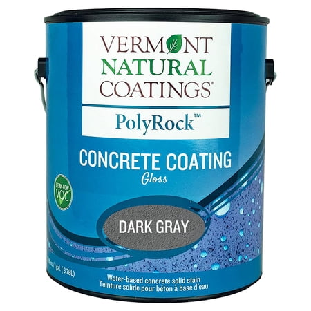 Vermont Natural Coatings PolyRock Concrete Coating Dark Gray gal