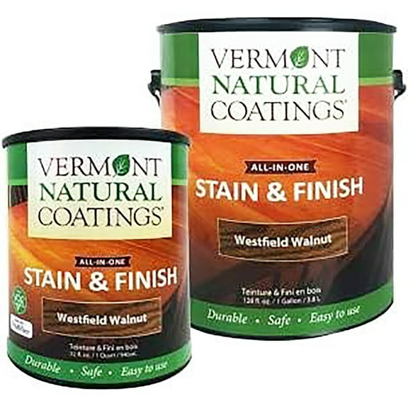 Vermont Natural Coatings PolyWhey Stain & Finish Westfield Walnut gal